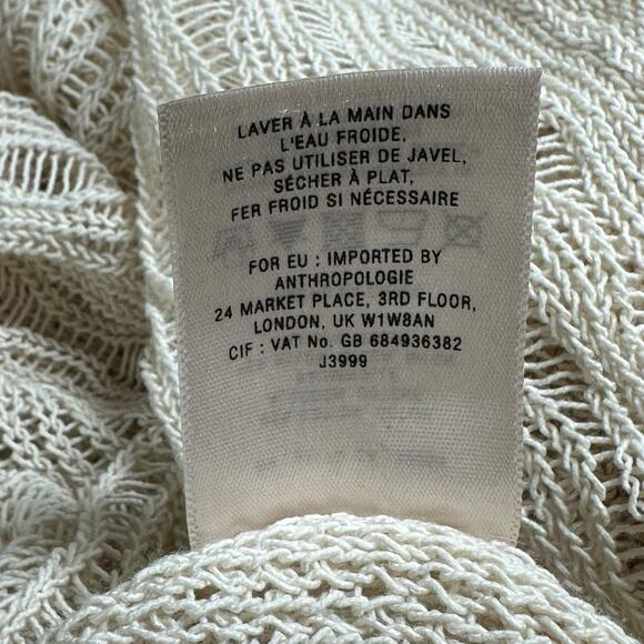 Angel of the North Top Womens Medium Tan Knit‎ Fringe Sheer Beachy Boho Festival - Picture 8 of 9